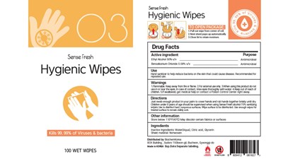 Sense Fresh Hygienic Wipes (Sense Fresh Hygienic Wipes)